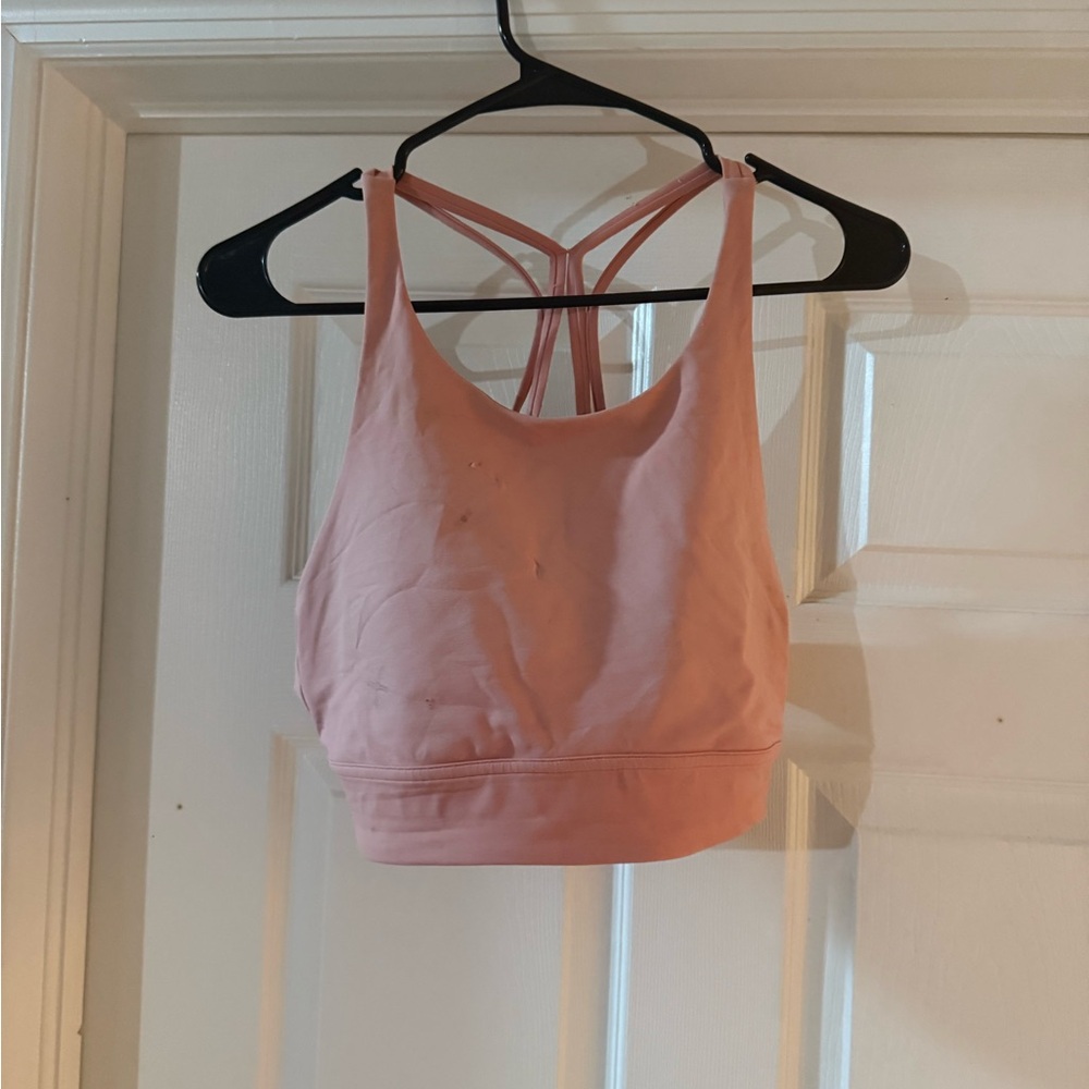 Women's Lululemon Pink Strappy Sports Bra